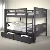 Donco Kids Full/Full Mission Bunk Bed With Dual Underbed Drawers 2 Donco Kids Full/Full Mission Bunk Bed With Dual Underbed Drawers -Paco Home Elegant Store Belk 1041