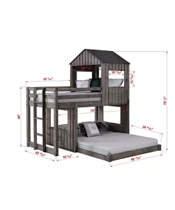 Donco Kids T/F Campsite Loft -Paco Home Elegant Store Belk 1051