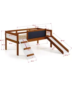 Donco Kids Twin Art Play Junior Low Loft 13 Donco Kids Twin Art Play Junior Low Loft -Paco Home Elegant Store Belk 1057