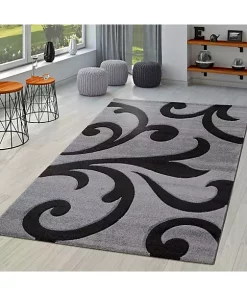 Paco Home Modern Area Rug Floral Pattern with Contour Cut - 2'8" x 9'10" -Paco Home Elegant Store Belk 106