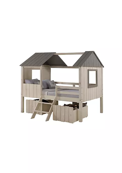 Donco Kids Full House Low Loft With Dual Loft Drawers 4 Donco Kids Full House Low Loft With Dual Loft Drawers - Image 2