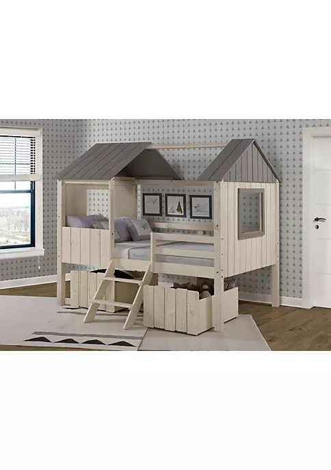 Donco Kids Full House Low Loft With Dual Loft Drawers 6 Donco Kids Full House Low Loft With Dual Loft Drawers - Image 4