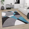 Paco Home Modern Area Rug Abstract Geometric Pattern with Contour Cut - 6'7" x 9'6" -Paco Home Elegant Store Belk 109