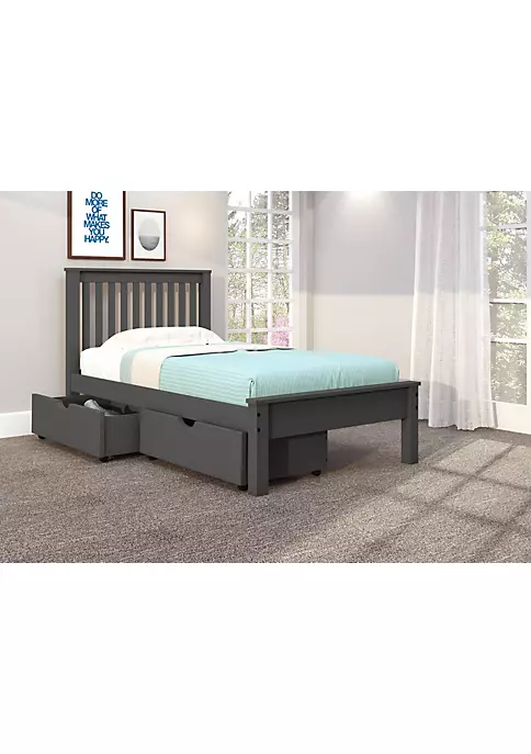 Donco Kids Twin Contempo Bed Dual Under Bed Drawers 7 Donco Kids Twin Contempo Bed Dual Under Bed Drawers - Image 5