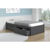 Donco Kids Twin Platform Bed With Dual Under Bed Drawers -Paco Home Elegant Store Belk 1102