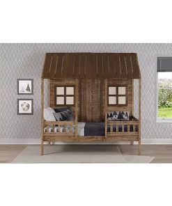 Donco Kids Twin Front Porch Low Loft -Paco Home Elegant Store Belk 1110