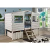 Donco Kids Twin Tree House Loft W/Drawers 1 Donco Kids Twin Tree House Loft W/Drawers -Paco Home Elegant Store Belk 1129