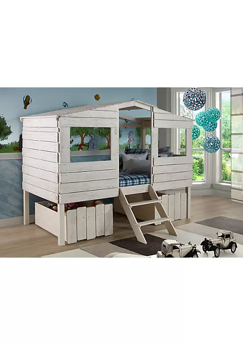 Donco Kids Twin Tree House Loft W/Drawers 7 Donco Kids Twin Tree House Loft W/Drawers - Image 5