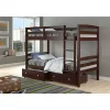 Donco Kids Twin/Twin Devon Bunk Bed With Dual Underbed Drawers 1 Donco Kids Twin/Twin Devon Bunk Bed With Dual Underbed Drawers -Paco Home Elegant Store Belk 1140