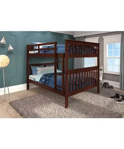 Donco Kids Mission Bunkbed Full/Full -Paco Home Elegant Store Belk 1146