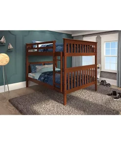 Donco Kids Mission Bunkbed Full/Full -Paco Home Elegant Store Belk 1147