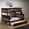 Donco Kids Twin/Full Mission Bunk Bed W/Twin Trundle Bed -Paco Home Elegant Store Belk 1148