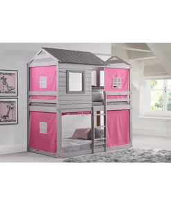 Donco Kids Deer Blind W/Pink Tent Kit -Paco Home Elegant Store Belk 1160