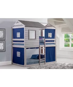 Donco Kids Deer Blind Bunk W/Blue Tent Kit -Paco Home Elegant Store Belk 1180