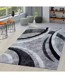 Paco Home Kids Rug for Nursery Mountains Starry-Sky in Light Blue Cream Pastel - 4'7" x 6'7" -Paco Home Elegant Store Belk 120