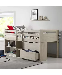 Donco Kids Twin Low Loft -Paco Home Elegant Store Belk 1249