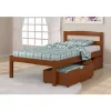 Donco Kids Twin Econo Bed With Dual Under Bed Drawer