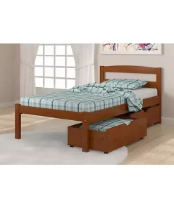 Donco Kids Twin Econo Bed With Dual Under Bed Drawer
