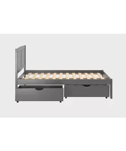 Donco Kids Full Louver Bed With Under Bed Drawers 11 Donco Kids Full Louver Bed With Under Bed Drawers -Paco Home Elegant Store Belk 1304