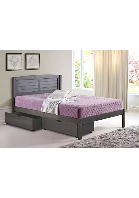 Donco Kids Full Louver Bed With Under Bed Drawers 8 Donco Kids Full Louver Bed With Under Bed Drawers - Image 6