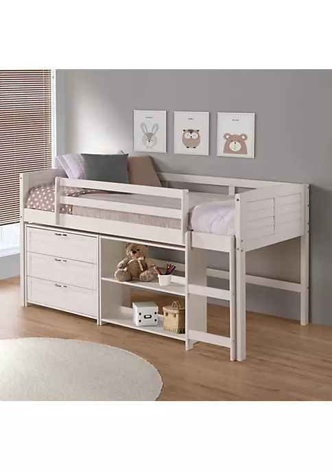 Donco Kids Twin Louver Low Loft Group C 3 Donco Kids Twin Louver Low Loft Group C