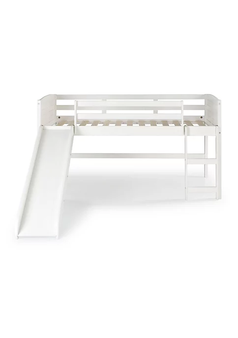 Donco Kids Twin Louver Low Loft W/Red Tent & Slide 6 Donco Kids Twin Louver Low Loft W/Red Tent & Slide - Image 4