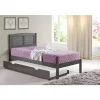 Donco Kids Twin Louver Bed With Trundle Bed