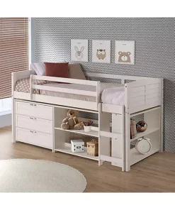 Donco Kids Twin Louver Low Loft Group B