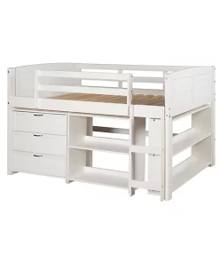 Donco Kids Twin Louver Low Loft Group B -Paco Home Elegant Store Belk 1342