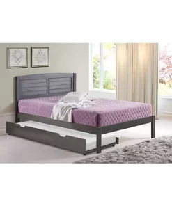 Donco Kids Full Louver Bed With Trundle Bed