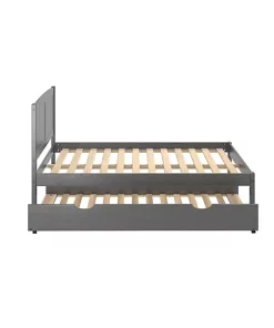 Donco Kids Full Louver Bed With Trundle Bed 11 Donco Kids Full Louver Bed With Trundle Bed -Paco Home Elegant Store Belk 1352