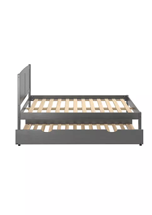 Donco Kids Full Louver Bed With Trundle Bed 6 Donco Kids Full Louver Bed With Trundle Bed - Image 4