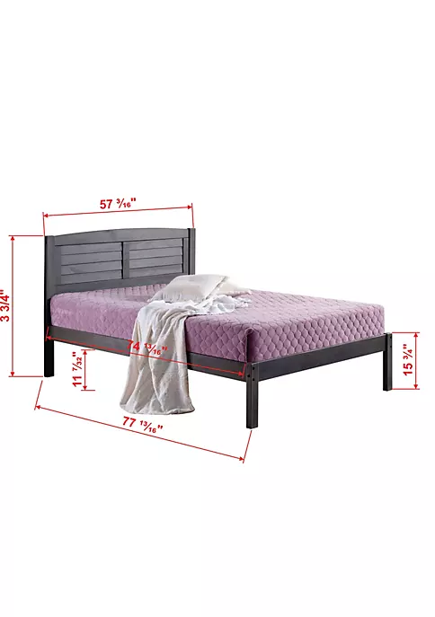 Donco Kids Full Louver Bed With Trundle Bed 7 Donco Kids Full Louver Bed With Trundle Bed - Image 5