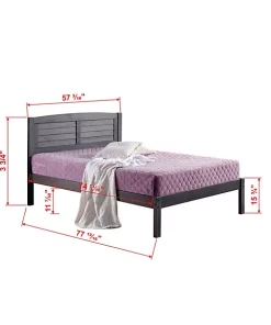 Donco Kids Full Louver Bed -Paco Home Elegant Store Belk 1401