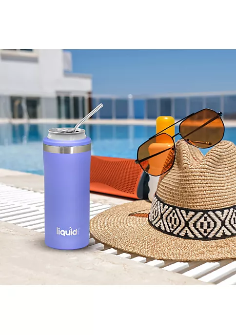 Grand Fusion Housewares Grand Fusion Skinny Can Insulator Slim Can Koozie White 5 Grand Fusion Housewares Grand Fusion Skinny Can Insulator Slim Can Koozie White - Image 3