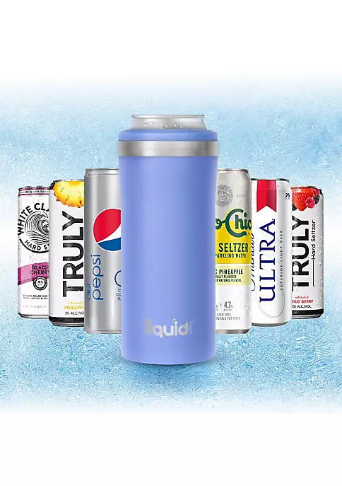 Grand Fusion Housewares Grand Fusion Skinny Can Insulator Slim Can Koozie White 6 Grand Fusion Housewares Grand Fusion Skinny Can Insulator Slim Can Koozie White - Image 4