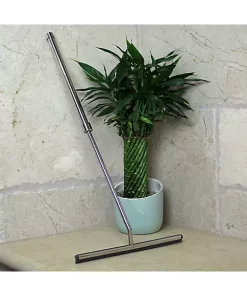 Grand Fusion Housewares Grand Fusion Stainless Steel Shower Squeegee with Telescoping Handle Extends to 23 Inches -Paco Home Elegant Store Belk 1412