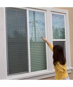 Grand Fusion Housewares Grand Fusion Stainless Steel Shower Squeegee with Telescoping Handle Extends to 23 Inches -Paco Home Elegant Store Belk 1414