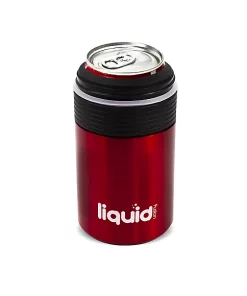 Grand Fusion Housewares Grand Fusion 3in1 Stainless Insulated Bottle, Can and Water Cooler with Opener,Red -Paco Home Elegant Store Belk 1426
