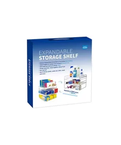 Grand Fusion Housewares Grand Fusion Expandable Storage Shelf for Kitchen Cabinets, Pantry or Closet Space - 2pk