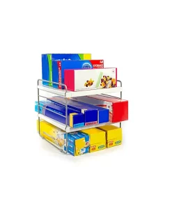 Grand Fusion Housewares Grand Fusion Expandable Storage Shelf for Kitchen Cabinets, Pantry or Closet Space - 2pk -Paco Home Elegant Store Belk 1438