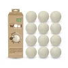 Grand Fusion Housewares Grand Fusion 100% Natural Wool Dryer Balls XL Laundry Cleaning Ball Fabric Softener 12 Balls 2 Grand Fusion Housewares Grand Fusion 100% Natural Wool Dryer Balls XL Laundry Cleaning Ball Fabric Softener 12 Balls -Paco Home Elegant Store Belk 1443