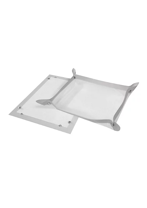 Grand Fusion Housewares Grand Fusion Leakproof Non-Stick Silicone Clear Baking Mat with Corners Snap Button 2pk 3 Grand Fusion Housewares Grand Fusion Leakproof Non-Stick Silicone Clear Baking Mat with Corners Snap Button 2pk