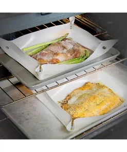 Grand Fusion Housewares Grand Fusion Leakproof Non-Stick Silicone Clear Baking Mat with Corners Snap Button 2pk 12 Grand Fusion Housewares Grand Fusion Leakproof Non-Stick Silicone Clear Baking Mat with Corners Snap Button 2pk -Paco Home Elegant Store Belk 1455