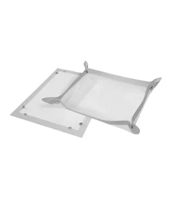 Grand Fusion Housewares Grand Fusion Leakproof Non-Stick Silicone Clear Baking Mat with Corners Snap Button 2pk 13 Grand Fusion Housewares Grand Fusion Leakproof Non-Stick Silicone Clear Baking Mat with Corners Snap Button 2pk -Paco Home Elegant Store Belk 1456