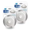 Grand Fusion Housewares Grand Fusion Drain Hair Catcher for Shower & Tub - 2 Pack Set -Paco Home Elegant Store Belk 1475