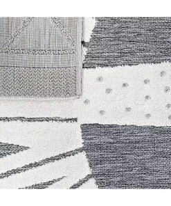 Paco Home Kids Rug Happy Lion Motif Play-Mat with Contour Cut - 5'3" x 7'3" -Paco Home Elegant Store Belk 148