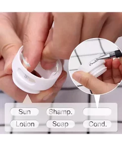 Grand Fusion Housewares Grand Fusion Silicone Travel Bottle 3 pk with Suction Cup and Leakproof Cap, Blue 10 Grand Fusion Housewares Grand Fusion Silicone Travel Bottle 3 pk with Suction Cup and Leakproof Cap, Blue -Paco Home Elegant Store Belk 1495