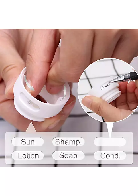 Grand Fusion Housewares Grand Fusion Silicone Travel Bottle 3 pk with Suction Cup and Leakproof Cap, Blue 5 Grand Fusion Housewares Grand Fusion Silicone Travel Bottle 3 pk with Suction Cup and Leakproof Cap, Blue - Image 3