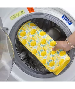 Grand Fusion Housewares Grand Fusion Reversible Dish Drying Mats 2 Pack, Lemon -Paco Home Elegant Store Belk 1513